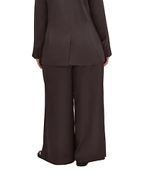 City Chic Women's Rylie Satin Palazzo Pant