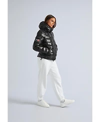 JACK1T Women's Quilted Hooded Puffer Jacket