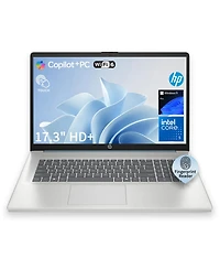 Hp 17.3" Touchscreen Business Ai Laptop, Intel Core 5 120U, Intel Graphics, 16GB DDR4, 1TB Ssd, Wi-Fi 6, Win11 Pro, Silver