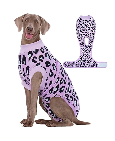 Post-Surgery Recovery Bodysuit for Dogs, Cone Alternative Onesie for Wound and Incision Protection