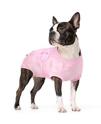 Soft Cotton Recovery Bodysuit for Dogs, Post-Surgery Protective Suit with Anti-Licking Design
