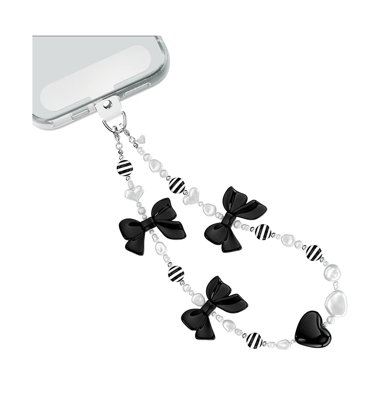 Velvet Caviar Beaded Security Loop Phone Charm for iPhone