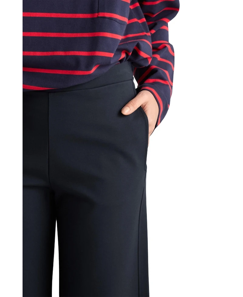 Residus Women's Lottie Wide-Leg Cropped Pull-On Pants