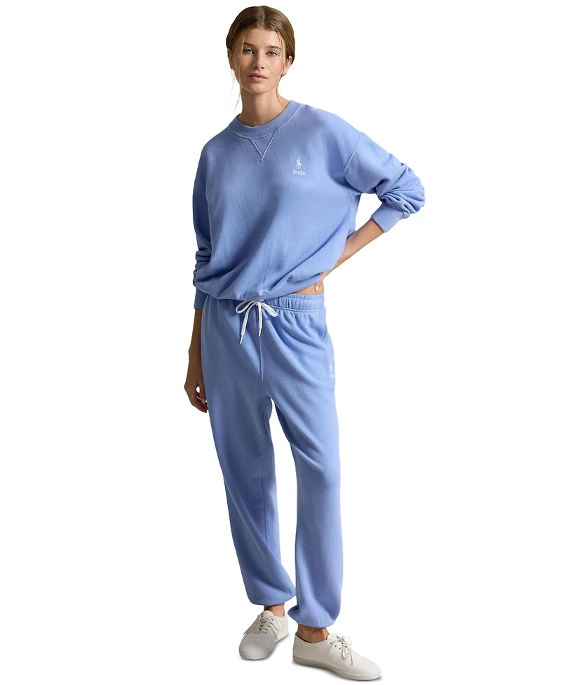 Polo Ralph Lauren Women's Island Fleece Knit Ankle Jogger Pants