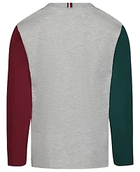 Tommy Hilfiger Boys' 2T-7 Mascot Puff Print Long-Sleeve T-Shirt, Created for Macy's