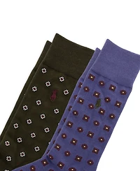 Polo Ralph Lauren Men's Foulard Slack Ribbed-Cuff Crew Socks, 2-Pack