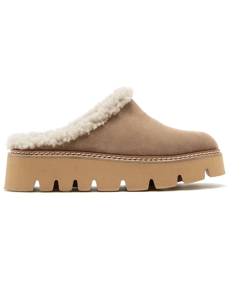La Canadienne Women's Era City Dry Shearling-Lined Slip-On Mules