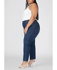 Eloquii Women's Plus The Leigh Super Stretch Slim Leg Jean