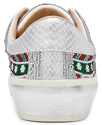 Betsey Johnson Women's Calle Holiday Lace-Up Sneakers