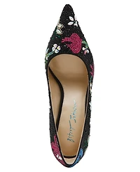 Betsey Johnson Women's Brice Rhinestone Slip-On Dress Pumps