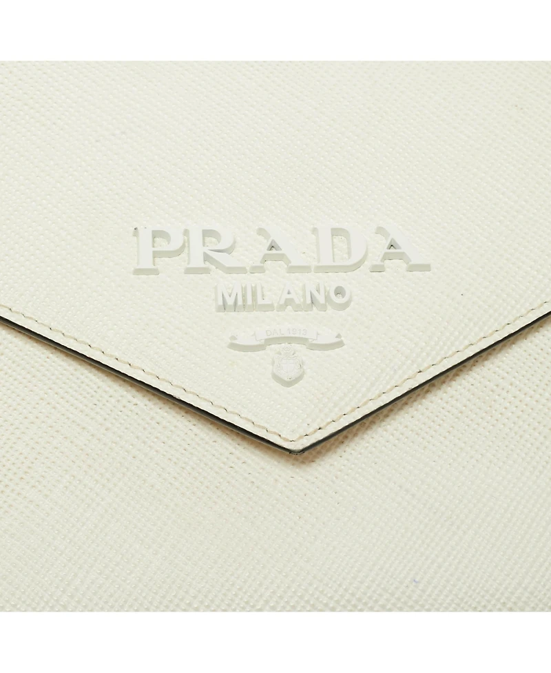 Pre-Owned Prada Women's Monochrome Saffiano Leather Top Handle Satchel