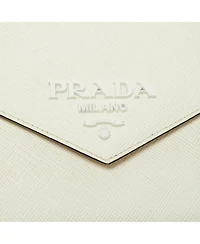 Pre-Owned Prada Women's Monochrome Saffiano Leather Top Handle Satchel
