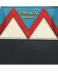 Pre-Owned Prada Esplanade Medium Leather Satchel