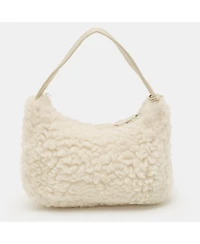 Pre-Owned Prada Women's Re-Edition 2000 Shearling Shoulder Bag
