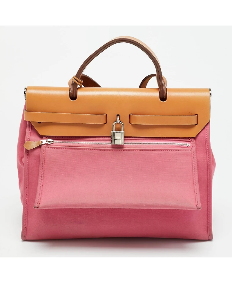 Pre-Owned Hermes Saut Women's Barenia Leather Shoulder Bag