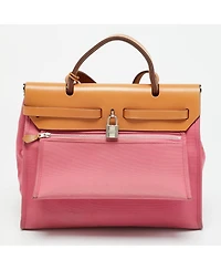 Pre-Owned Hermes Saut Women's Barenia Leather Shoulder Bag