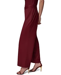 Donna Karan New York Women's Wide-Leg Pull-On Elastic-Waist Knit Pants