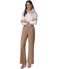 Donna Karan New York Women's Wide-Leg Elastic-Back Pants