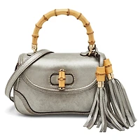 Pre-Owned Gucci Bamboo Shopper Leather Tote