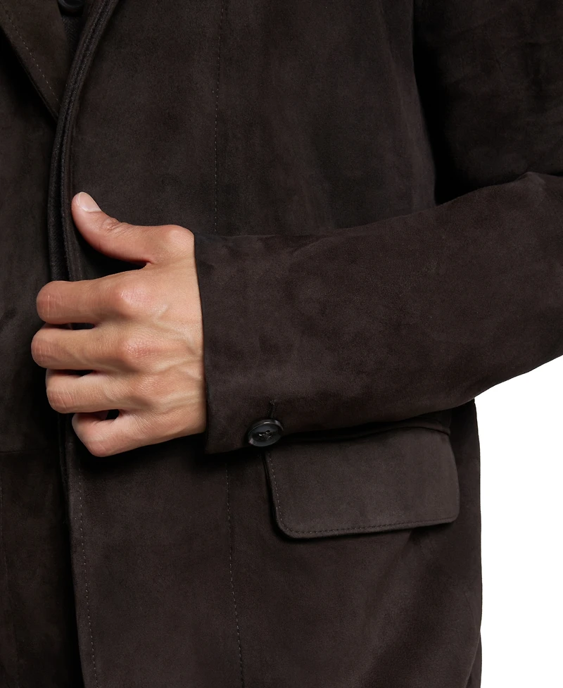 Ted by Baker Men's Suede Modern-Fit Blazer