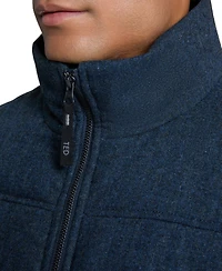 Ted by Baker Men's Quilted Stand Collar Flannel Jacket