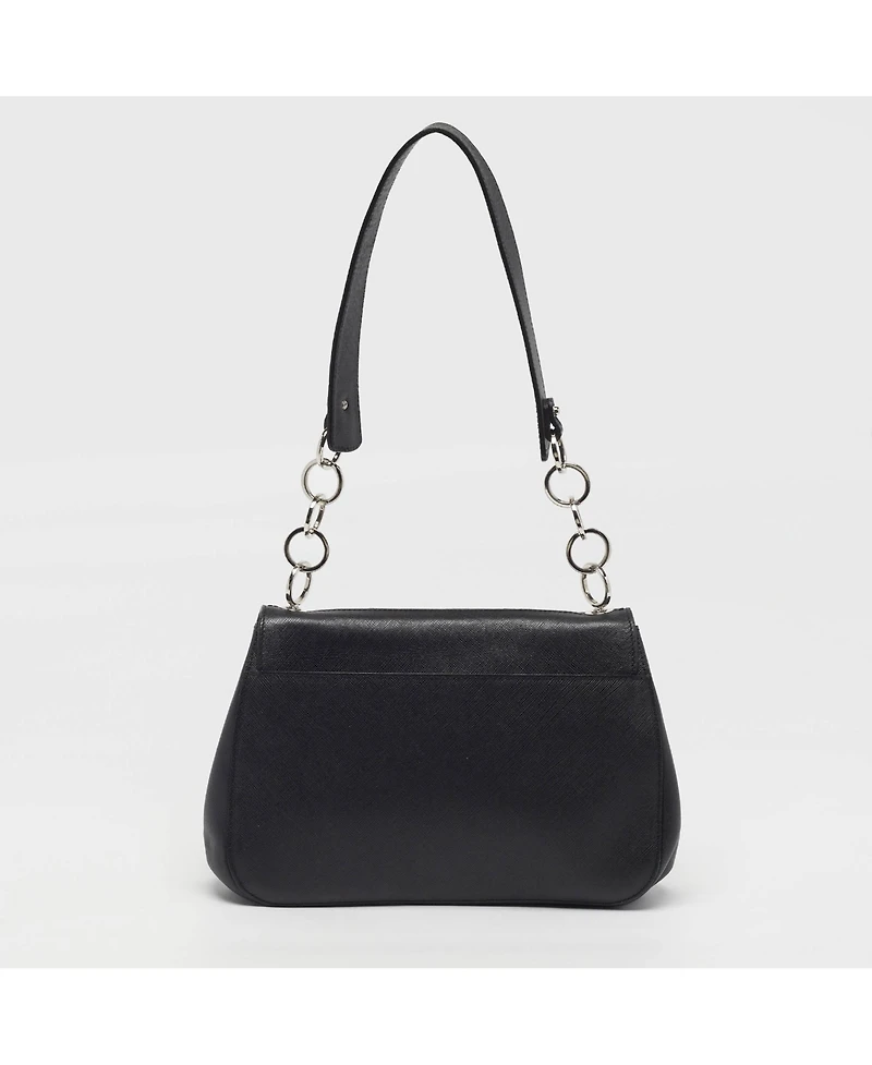 Pre-Owned Salvatore Ferragamo women's Gancini Saffiano Leather Hobo Bag