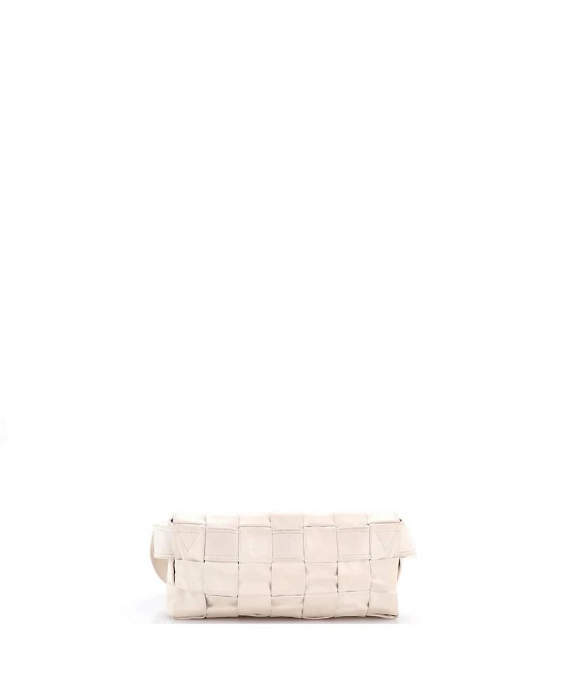 Pre-Owned Bottega Veneta Large Stretch Cassette Crossbody Bag Maxi Intrecciato Leather