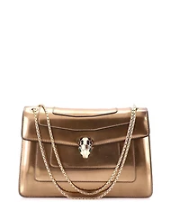 Pre-Owned Bvlgari Medium Serpenti Forever Shoulder Bag Patent
