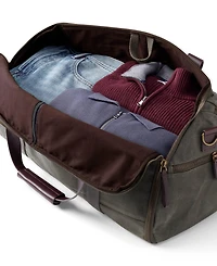 Lands' End Waxed Canvas Convertible Garment Duffle