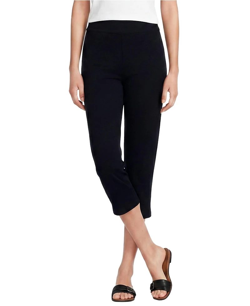 Lands' End Women's Starfish High Rise Longline Capri Pants