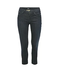 Pre-Owned Dolce & Gabbana Women's Washed Denim Raw Edge Jeans