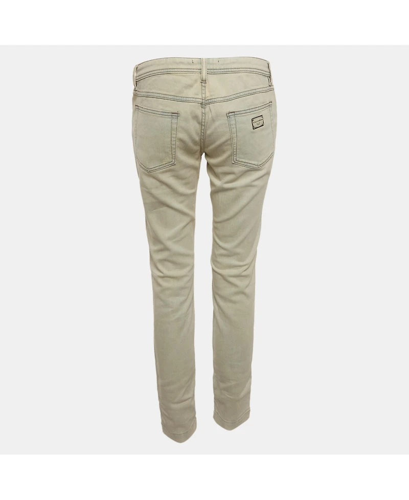 Pre-Owned Dolce & Gabbana Women's Denim Straight Fit Jeans
