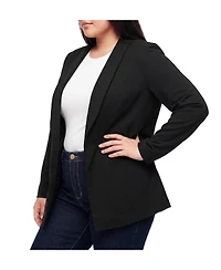 Torrid Plus Longline Shawl-Collar Blazer