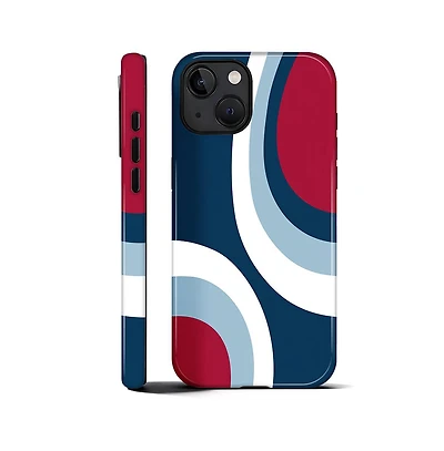 Lisen Modern Curve Dual-Layer Anti-Slip Grip Protective Phone Case Compatible with Apple iPhone 17 Pro