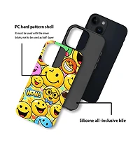 Lisen 2-Layer Smile Riot Phone Case Compatible with Apple iPhone 17 Pro Max