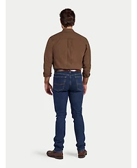 Raging Bull Men's Big & Tall Long Sleeve Brushed-Herringbone Shirt