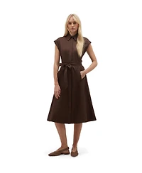 Hobbs London Women's Kristen Belted Shirt Dress