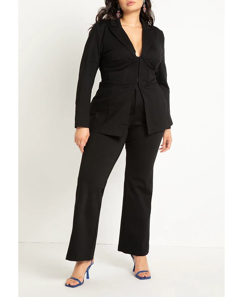 Eloquii Women's Corset Blazer