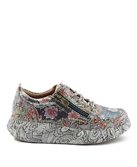 L'Artiste Spring Step Motion Women's Fashion Sneaker with Mesh Upper