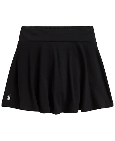 Polo Ralph Lauren Girls' 2T-6 Stretch Mesh Skort with Interior Jersey Shorts