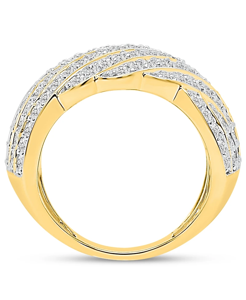 Forever Grown Diamonds Lab-Grown Diamond Dome Ring (2 ct. t.w.) Sterling Silver (Also Available & 14k Gold-Plated)