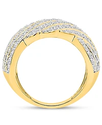 Forever Grown Diamonds Lab-Grown Diamond Dome Ring (2 ct. t.w.) Sterling Silver (Also Available & 14k Gold-Plated)