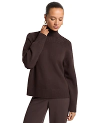 Michael Kors Women's Mock-Neck Wool Pullover Sweater