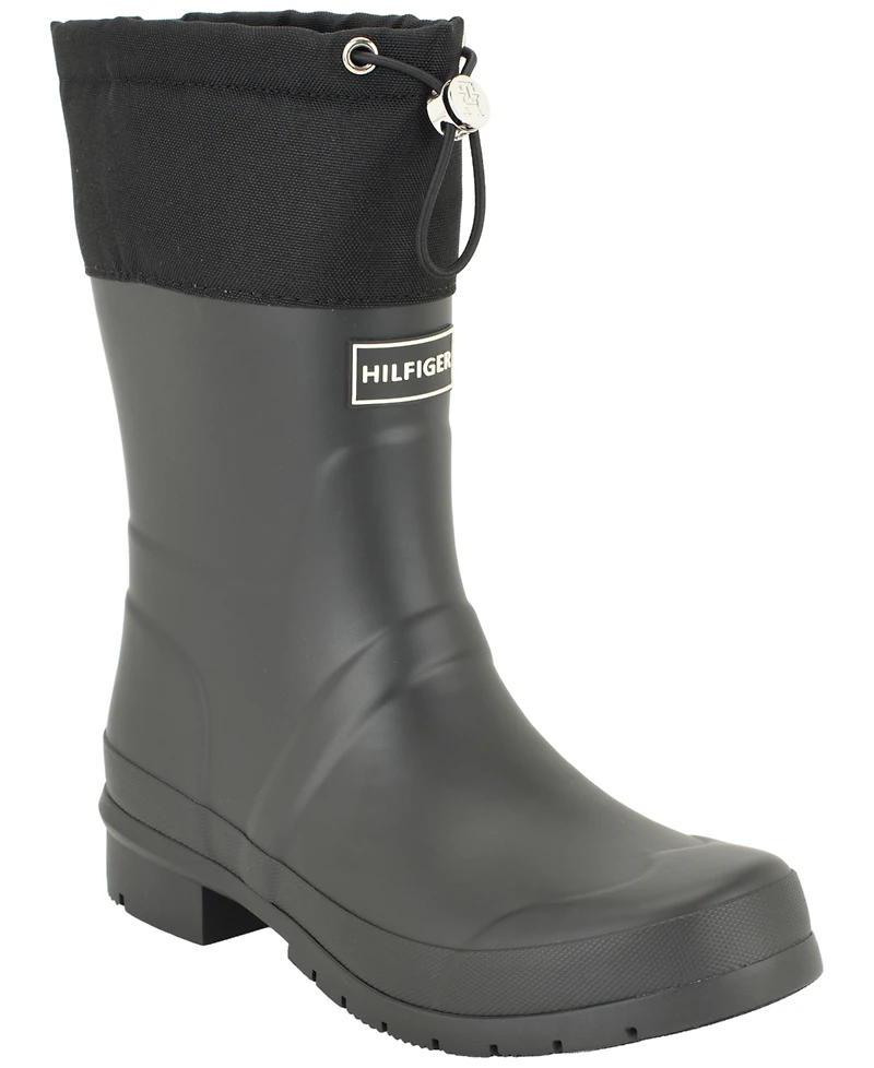 Tommy Hilfiger Women's Dryzzle Plaid Rain Boots