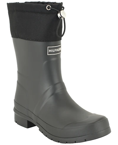 Tommy Hilfiger Women's Dryzzle Plaid Rain Boots