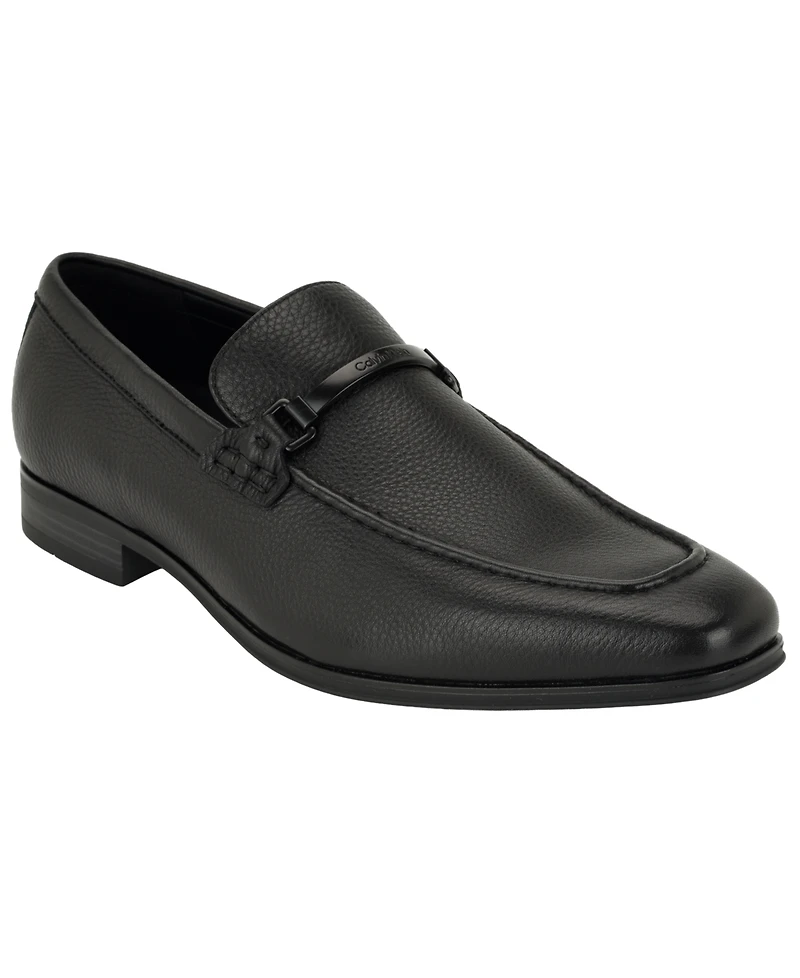 Calvin Klein Men's Cofern Slip-On Leather Moc-toe Loafer