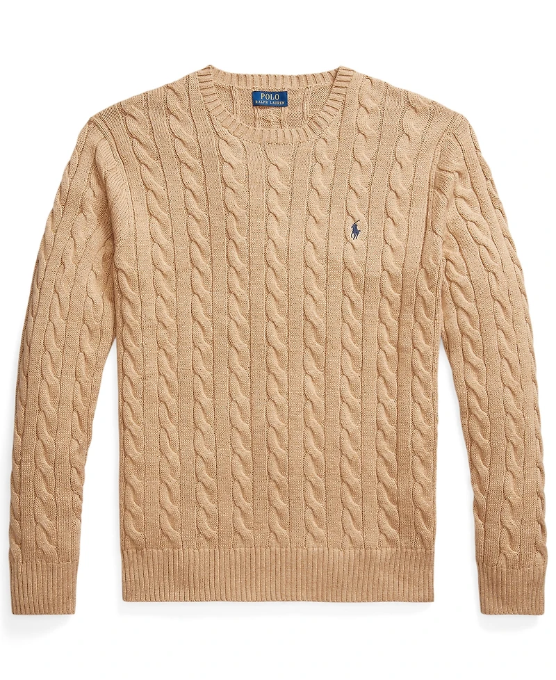 Polo Ralph Lauren Men's Big & Tall Cable-Knit Cotton Sweater