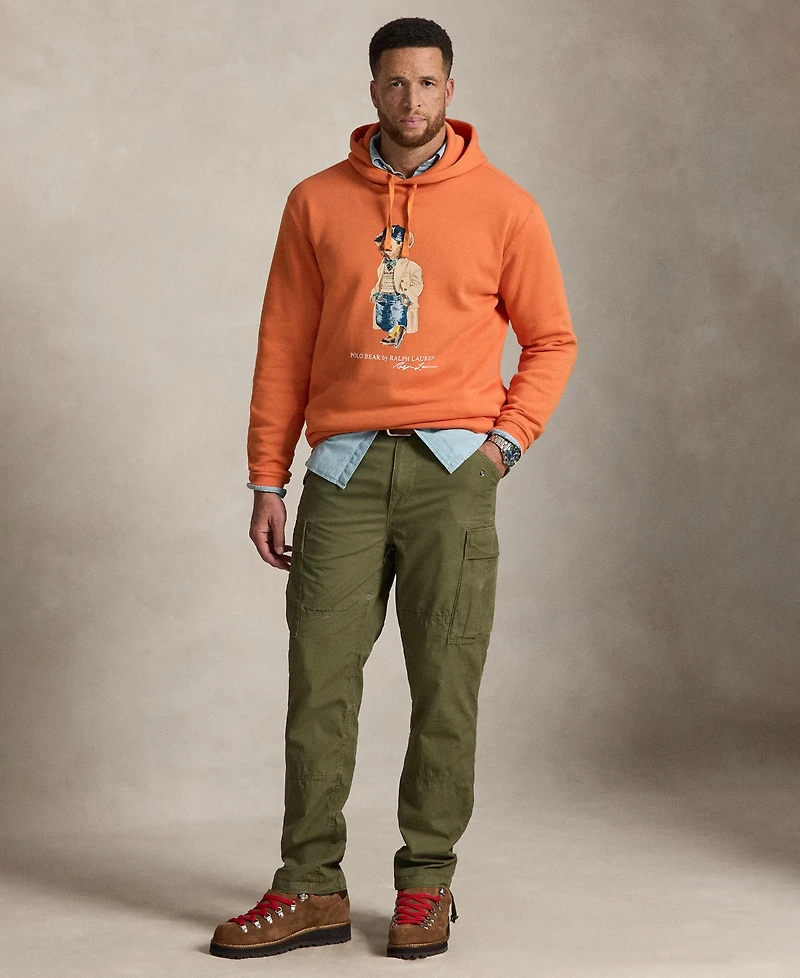 Polo Ralph Lauren Men's Big & Tall Bear Fleece Graphic Hoodie