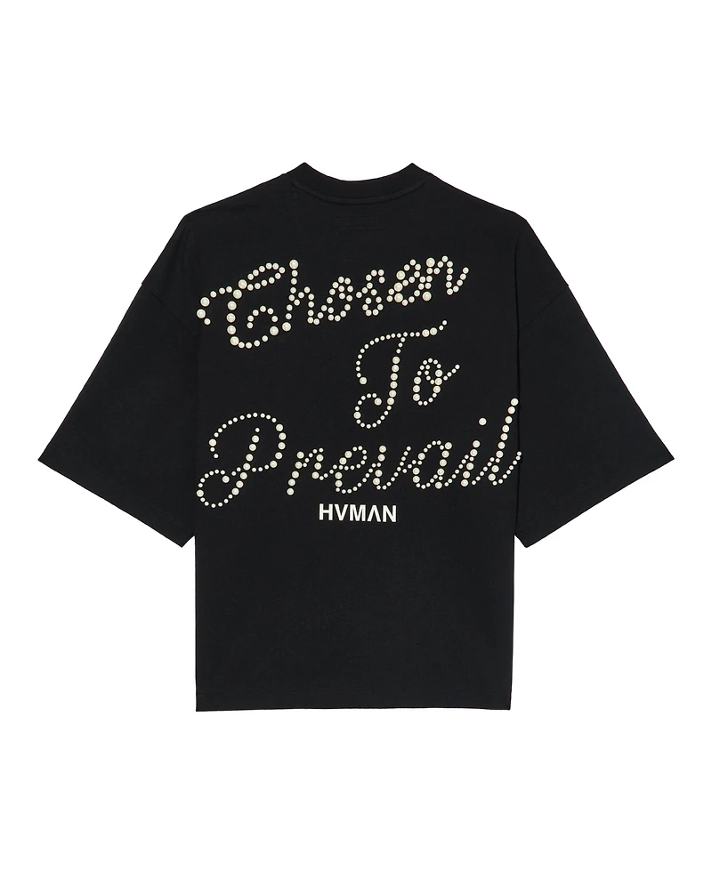 Hvman Chosen To Prevail x Cult Men's Graphic Heavyweight Oversized-Fit T-Shirt "Beauty"