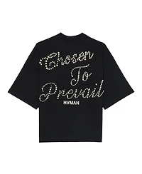 Hvman Chosen To Prevail x Cult Men's Graphic Heavyweight Oversized-Fit T-Shirt "Beauty"